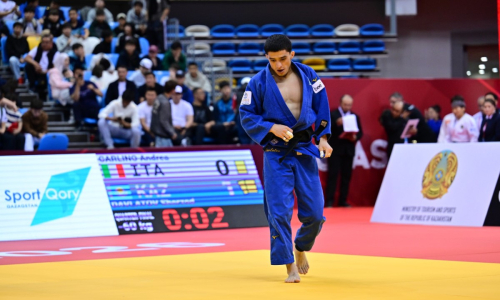 Казахстанские дзюдоисты вышли в четвертьфинал Grand Slam в Лозанне