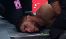 Тяжелым нокаутом с одного удара закончилось соглавное событие UFC. Видео