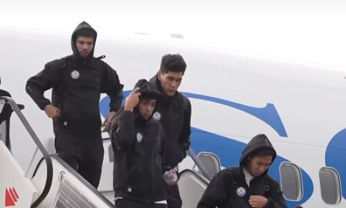 КФФ показала видео прибытия сборной Казахстана на Фарерские острова