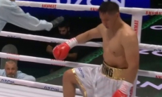 Видео нокаута в бою Казахстан — Россия за титул IBF