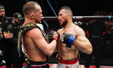 Ян и Двалишвили пообщались «для общего понимания» после боя на UFC 333