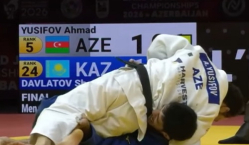 Видео решающего момента финала Казахстана на ЧМ-2026 по дзюдо