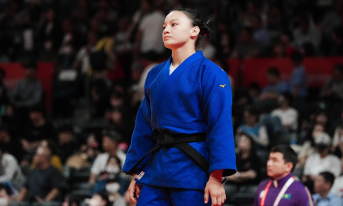 Казахстанская дзюдоистка вышла в финал Азиады в Японии