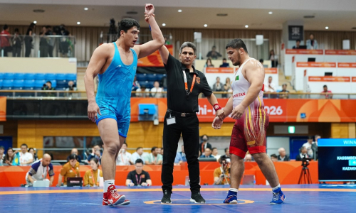 Казахстанский борец намерен стать чемпионом мира после медали Азиады