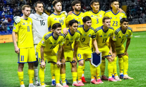 Стал известен стартовый состав сборной Казахстана на матч против Фарерских островов