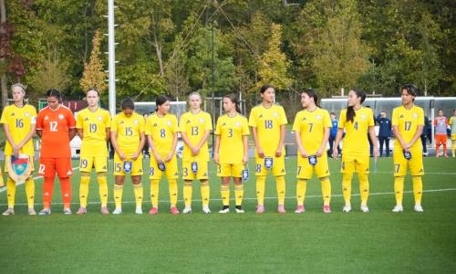 Казахстан проиграл со счётом 0:5 в отборе на Евро среди девушек до 17 лет